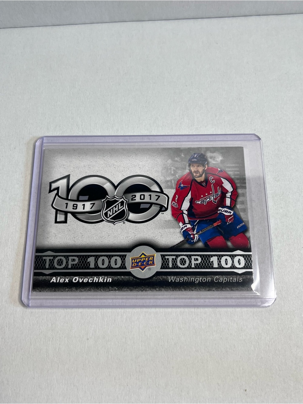 2017 Upper Deck Alex Ovechkin NHL Centennial Top 100